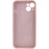 Чохол з закритим низом Silicone Case на Apple iPhone 16 – Рожевий / Pink Sand. Фото 8 з 12