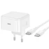 СЗУ Hoco C161A Speed PD40W (1USB-C) + кабель Type-C to Type-C – White. Фото 2 из 6
