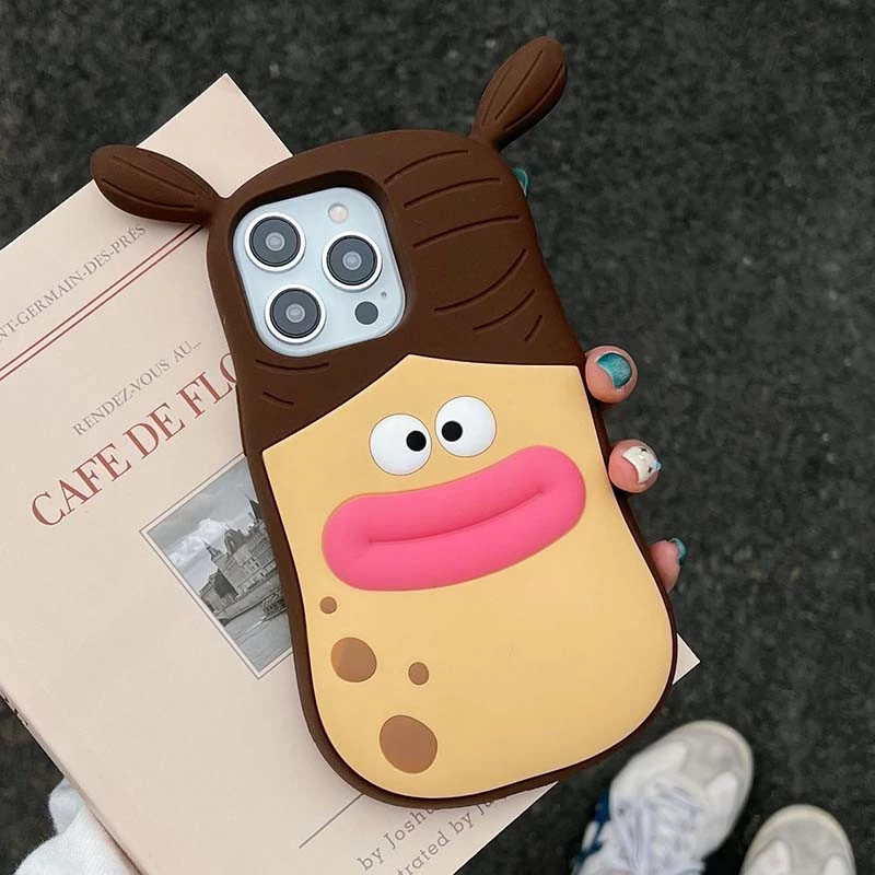 Силіконовий чохол Funny 3D для Apple iPhone 14 Pro (6.1") – He. Фото 4 з 7