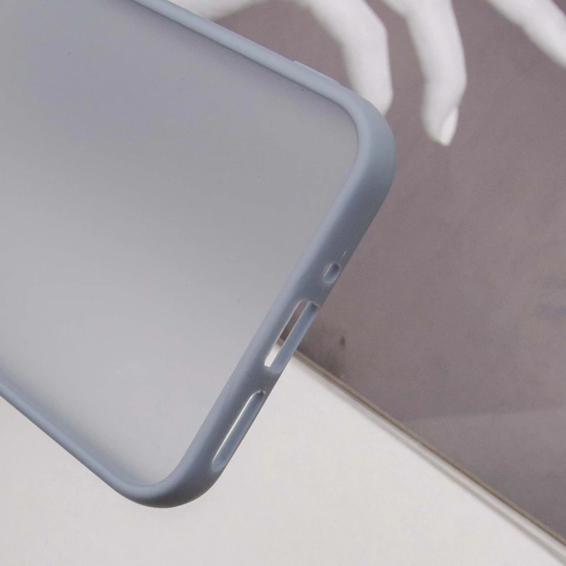 Чохол TPU+PC Lyon Frosted на Samsung Galaxy A35 – Блакитний / Sky Blue. Фото 12 з 13