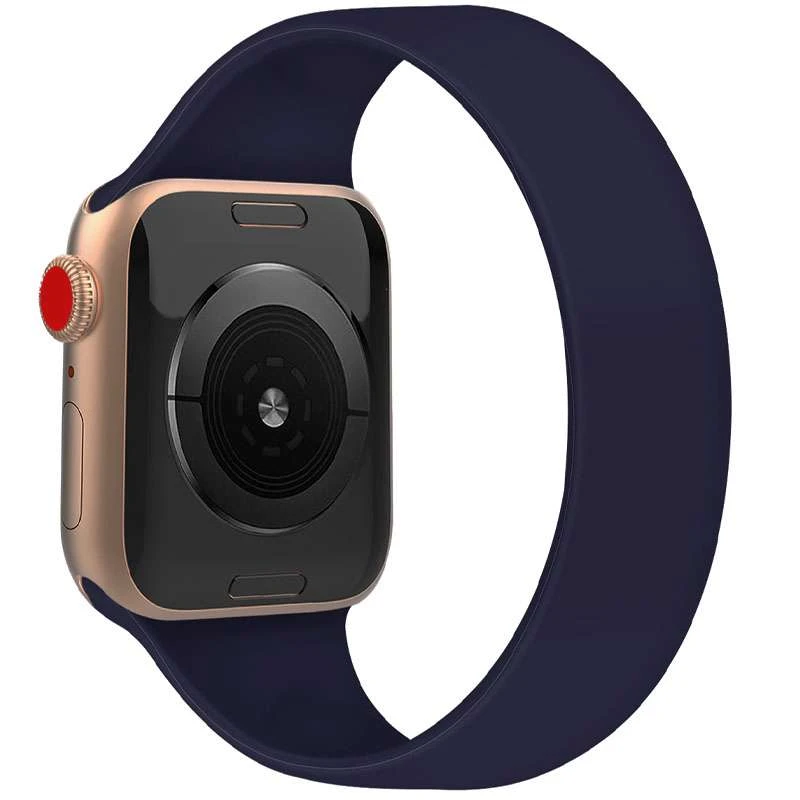 

Ремешок Solo Loop для Apple watch 38mm/40mm 150mm (Темно-синий / Midnight blue), Темно-синій / midnight blue