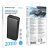 Портативний ЗП Power Bank Borofone BJ80A Starlight 22.5W+PD20W 20000 mAh – Black. Фото 5 з 5