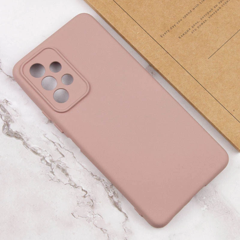 Чехол Silicone Case Lakshmi Premium з закритою камерою на Samsung Galaxy A32 (A325F) 4G – Розовый / Pink Sand. Фото 5 из 6
