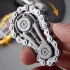Антистрес Металевий Bike Chain Spinner – silver. Фото 3 з 5