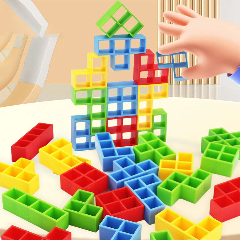Настільна інтерактивна гра Ummi ME-008 Tetris tower game – Colorful. Фото 2 з 6