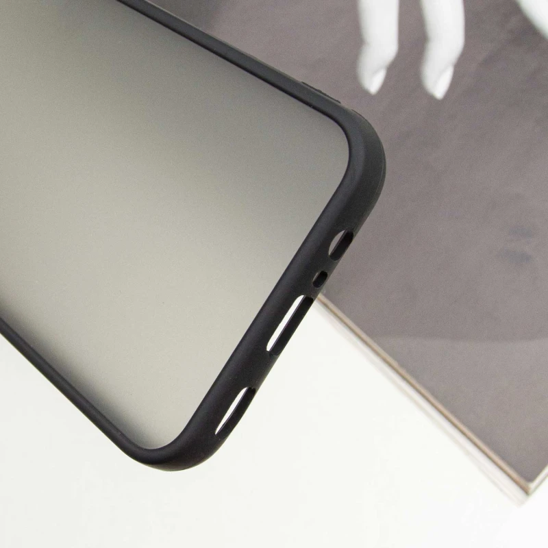 Чехол TPU+PC Lyon Frosted на Samsung Galaxy A18 – Black. Фото 6 из 6