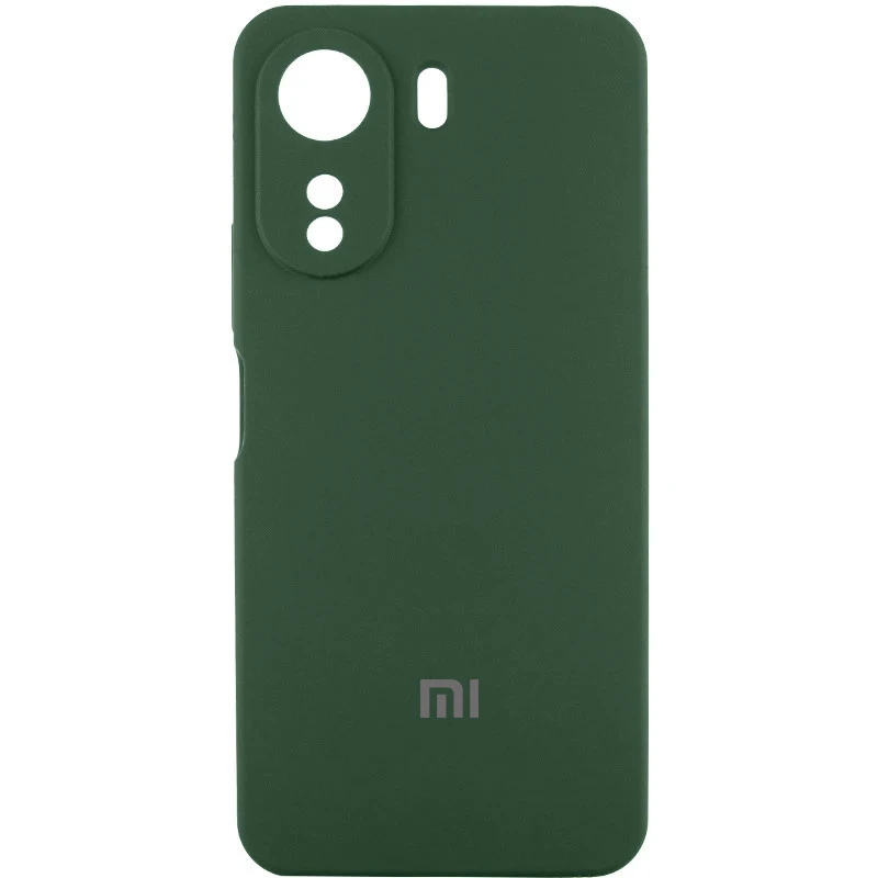 Чехол Silicone Case Lakshmi Premium L с закрытой камерой для Xiaomi Redmi 15 4G (Global) / 5G – Зеленый / Cyprus Green. Фото 1 из 1