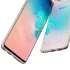 Ультратонкий силіконовий чохол з заглушкою на Samsung Galaxy S10+ – Безбарвний (прозорий). Фото 2 з 3