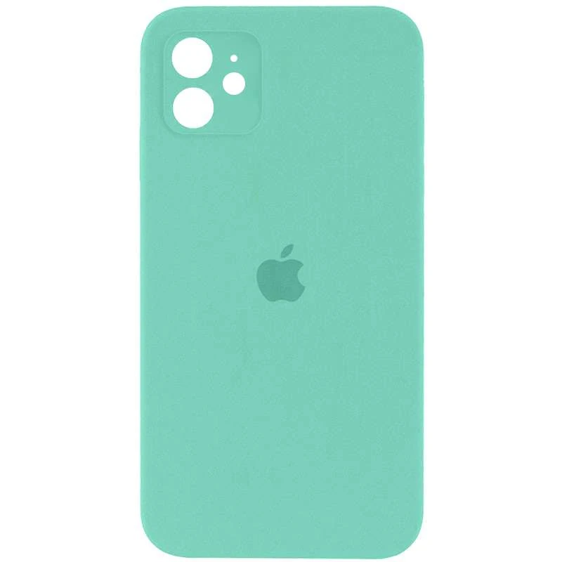 

Чехол Silicone Case Square с защитой камеры для Apple iPhone 11 (6.1") (Бирюзовый / Turquoise), Бірюзовий / turquoise