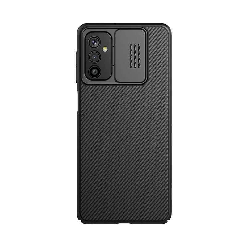 

Карбована накладка Nillkin зі шторкою для камери на Samsung Galaxy M52 (Чорний / Black)