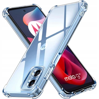 Ультратонкий силиконовый чехол GETMAN с крытыми бортами та камерою на Motorola Moto G24 фото 1 из 6