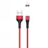 Дата кабель USAMS US-SJ336 U29 Magnetic USB to Lightning (2m) – Червоний. Фото 1 з 6