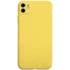 Чохол Silk Full Camera Protective (AA) NO LOGO для Apple iPhone 12 (6.1") – Жовтий / Yellow. Фото 1 з 1
