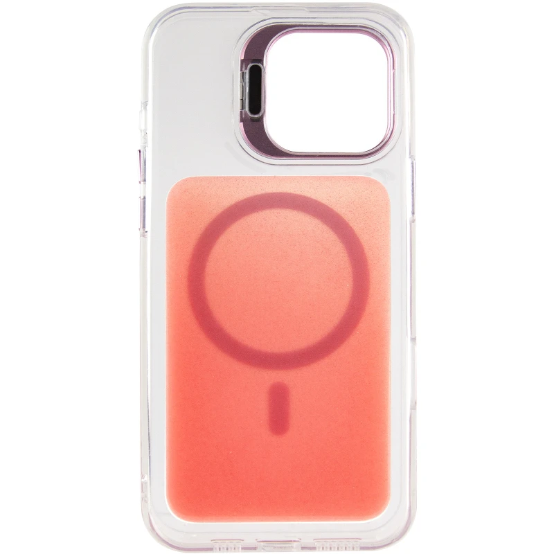 Чохол TPU+PC Jewel Sparkle with MagSafe для Apple iPhone 16 Pro – Pink Ruby. Фото 5 з 8