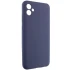 Чехол Silicone Cover Ummi Lakshmi Full Camera (AA) для Samsung Galaxy A05 – Синий / Midnight blue. Фото 1 из 2