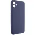 Чохол Silicone Cover Ummi Lakshmi Full Camera (AA) для Samsung Galaxy A08 – Синій / Midnight blue. Фото 1 з 2