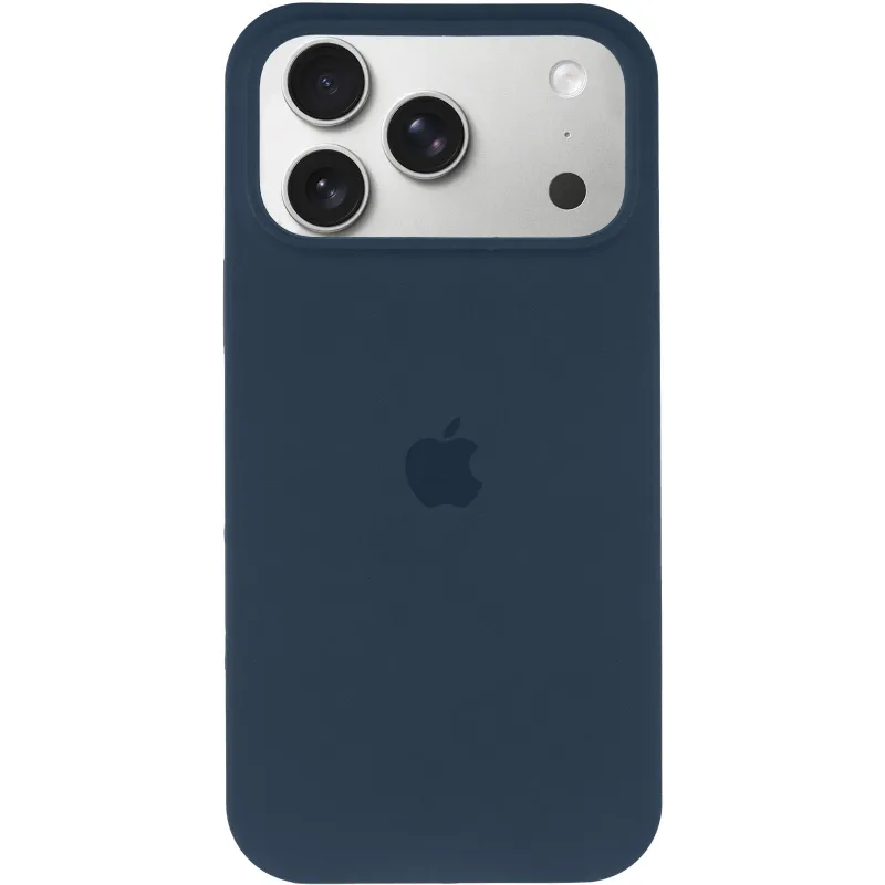 Чехол Silk Full Protective (AA) для Apple iPhone 17 Pro (6.3") – Синий / Deep navy. Фото 2 из 5