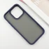TPU+PC с металлическими кнопками для Apple iPhone 16 Pro – Синий / Navy Blue. Фото 4 из 6