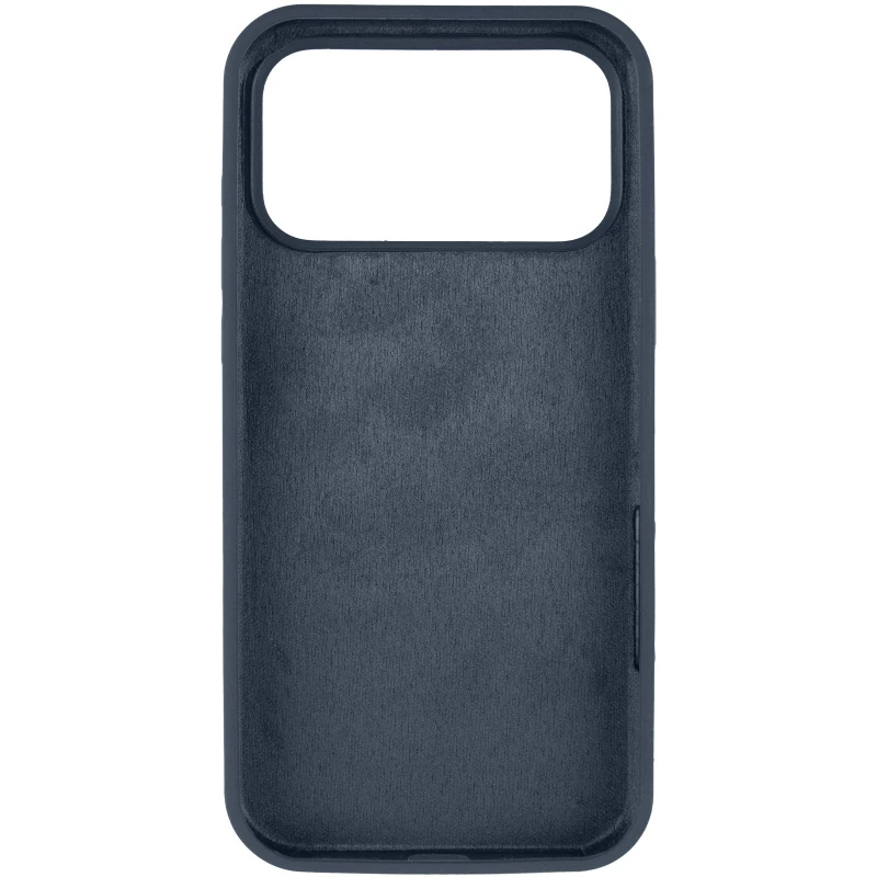 Чохол Silicone Case з закритим низом на Apple iPhone 17 Pro Max (6.9") – Синій / Deep navy. Фото 4 з 6