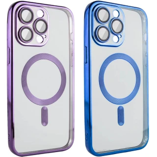 Хромовий TPU чохол з MagSafe на Apple iPhone 14 Pro (6.1") фото 1 Хромовий TPU чохол з MagSafe на Apple iPhone 14 Pro (6.1") фото 1 з 2
