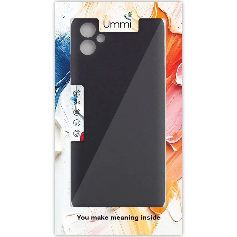 Чохол Silicone Cover Ummi Lakshmi Full Camera (AA) для Samsung Galaxy A07 – Чорний / Black. Фото 4 з 4