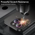 Металеве захисне скло на камеру на Apple iPhone 12 Pro (6.1") – Бузковий / Rainbow. Фото 5 з 10