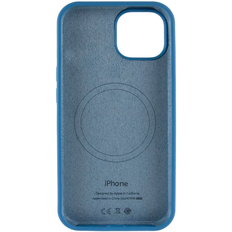 Чохол Silicone Armor Max with MagSafe для Apple iPhone 15 Plus (6.7") – Синій / Denim Blue. Фото 4 з 6