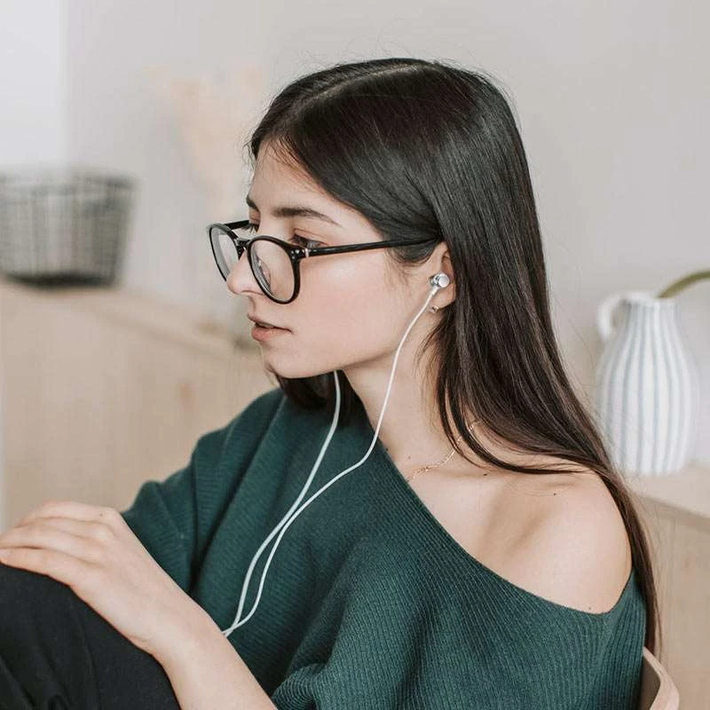 Наушники Borofone BM62 Prosperity universal – Moonlight silver. Фото 3 из 3