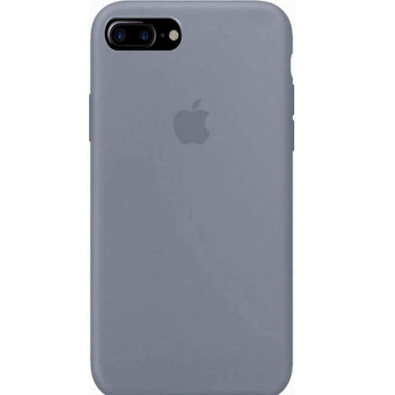 

Чехол Silicone Case с закрытым низом для Apple iPhone 7 plus / 8 plus (Серый / Lavender Gray), Сірий / lavender gray