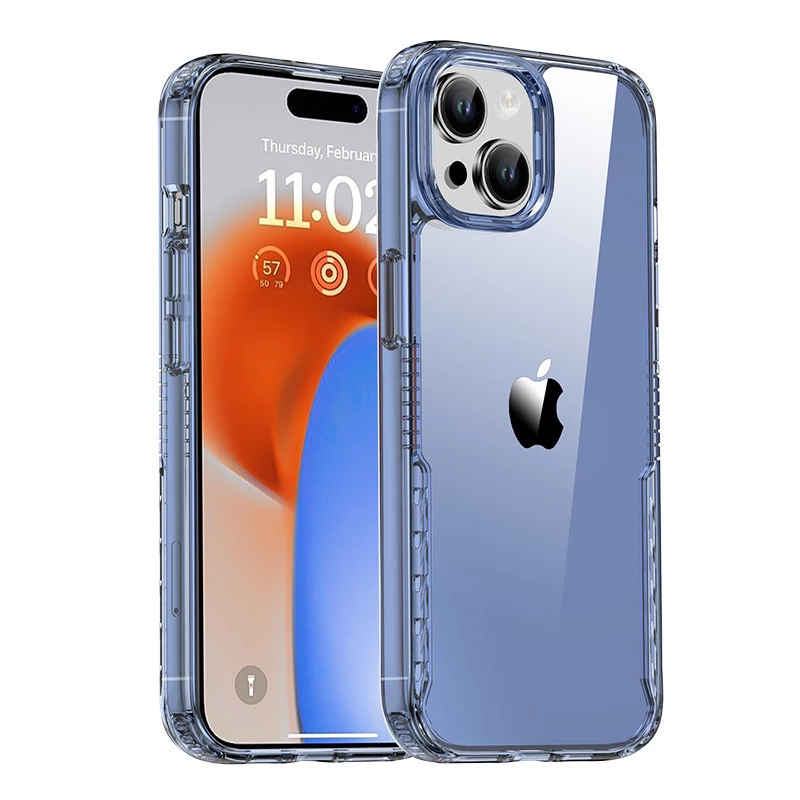 

Ребристий силіконовий чохол на Apple iPhone 14 (6.1") (Blue)