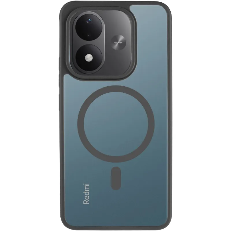 Чохол TPU Bloom with Magnetic Fit для Xiaomi Redmi Note 17 Pro – Black. Фото 2 з 5