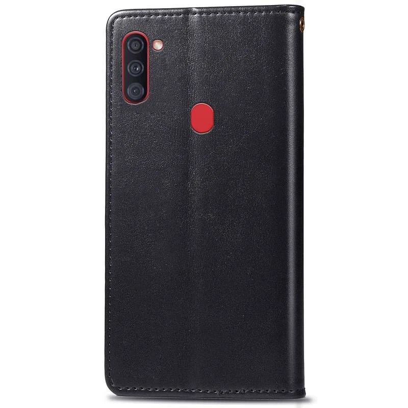 Чехол-книжка GETMAN Gallant  для Samsung Galaxy A11 – Черный. Фото 3 из 4