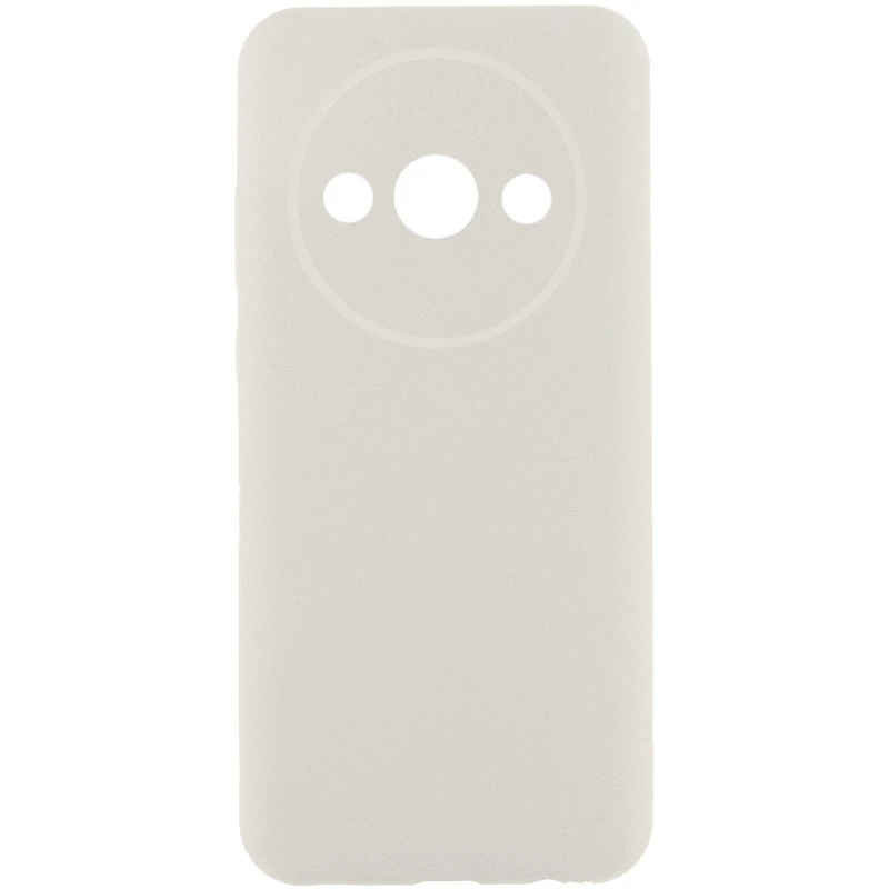 Чохол Silicone Case Lakshmi Premium із закритою камерою для Xiaomi Redmi A3 – Білий / White. Фото 1 з 1