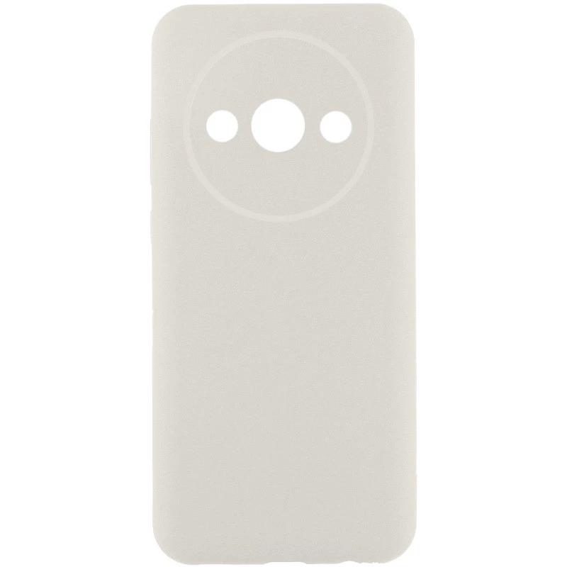 Чохол Silicone Case Lakshmi Premium з закритою камерою на Xiaomi Redmi A3 – Білий / White. Фото 1 з 1