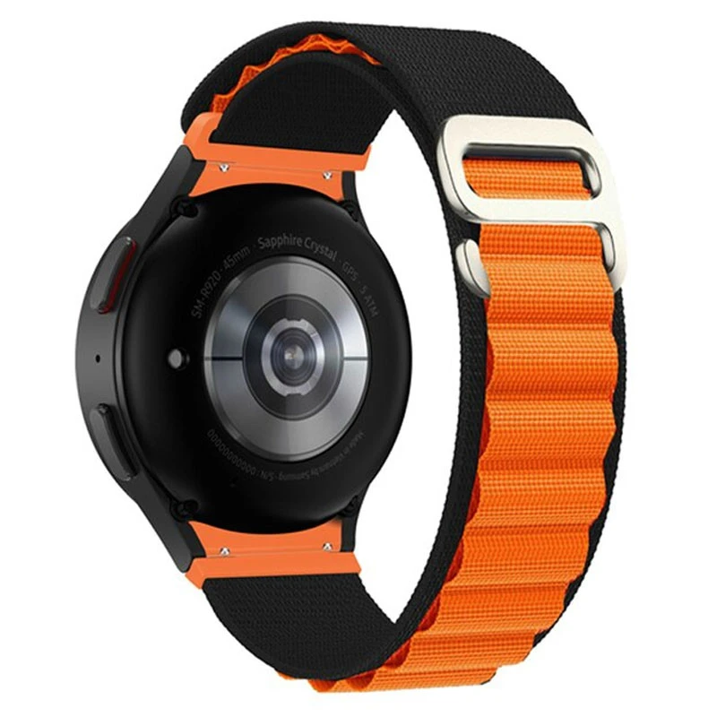 

Ремешок Universal Alpine Loop для Xiaomi Amazfit/Samsung 22 mm (Orange / Black)