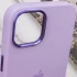Чехол Silicone Case с металлическими кнопками для Apple iPhone 14 (6.1") – Сиреневый / Lilac. Фото 9 из 9