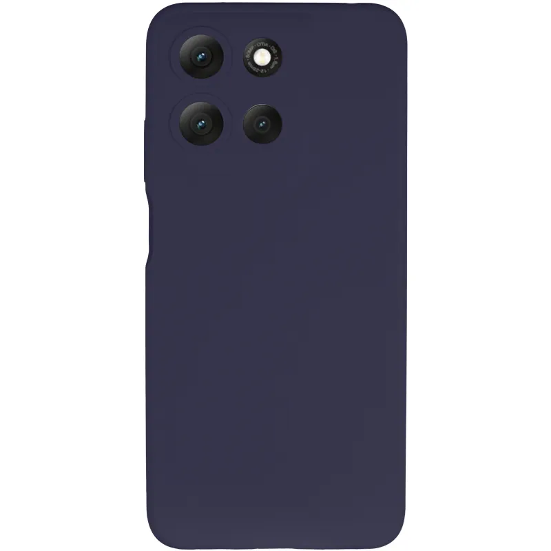 Чехол Silicone Case Lakshmi Premium з закритою камерою на Motorola Moto G15 4G – Темно-синий / Midnight blue. Фото 4 из 8