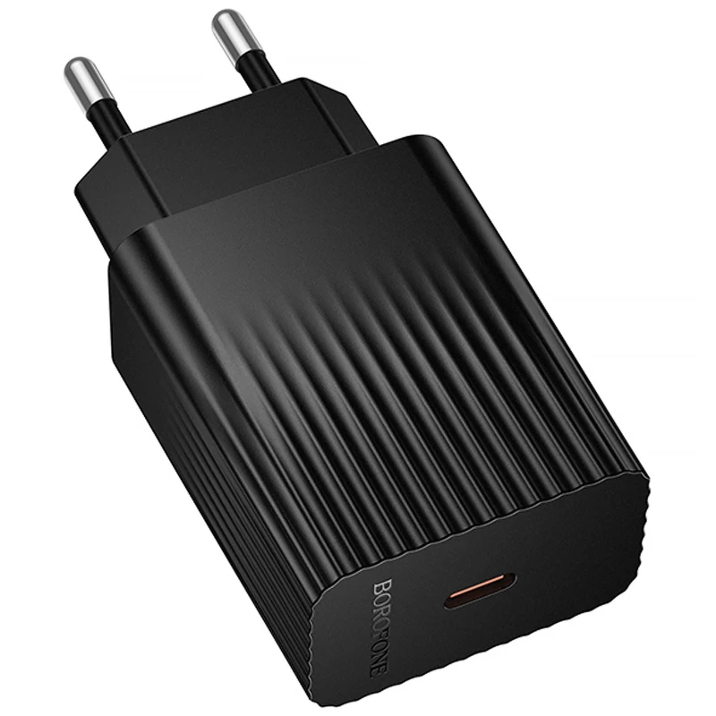 СЗУ Borofone BAS75A Source PD30W (1USB-C) – Black. Фото 3 из 4
