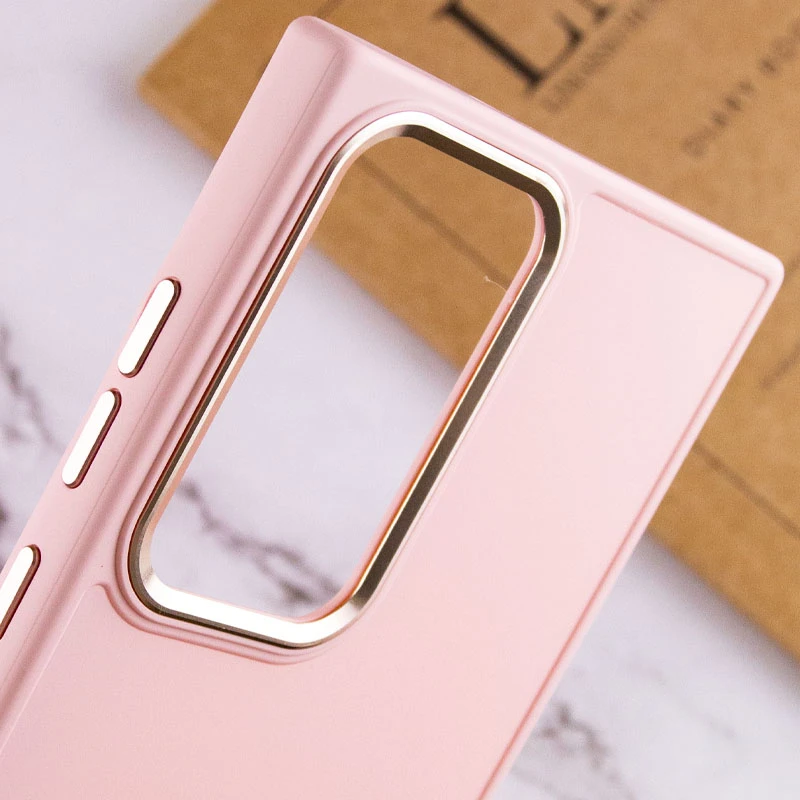 TPU чохол Bonbon з металевими кнопками на Samsung Galaxy S23 Ultra – Рожевий / Light pink. Фото 11 з 11