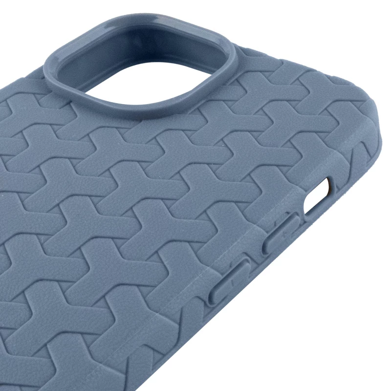 TPU чехол плетенка для Apple iPhone 13 (6.1") – Blue. Фото 6 из 7