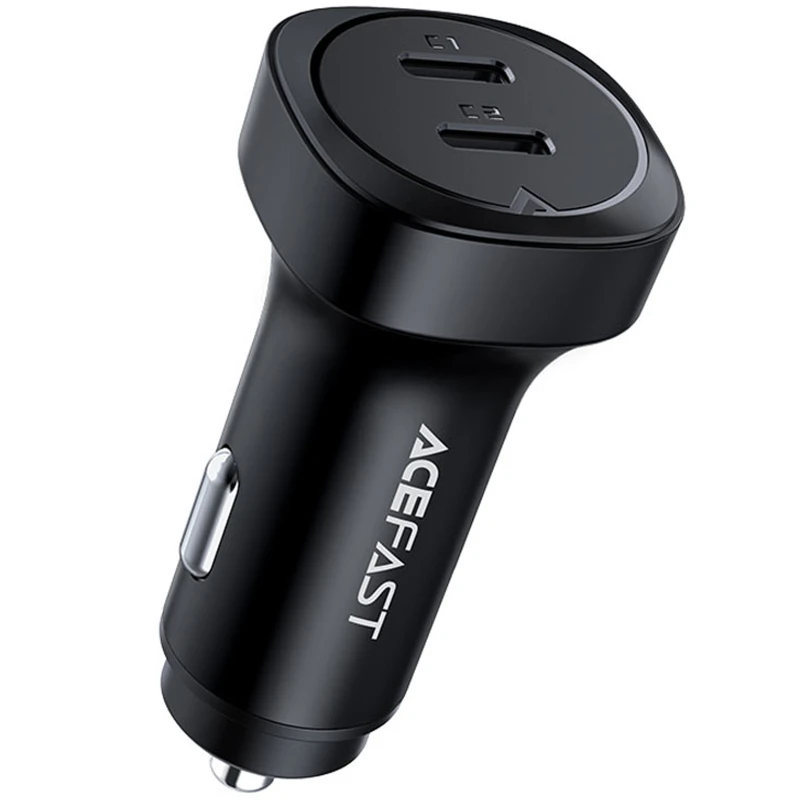 АЗУ Acefast B2 PD36W+PD36W total 72W (2USB-C) – Black. Фото 3 из 4
