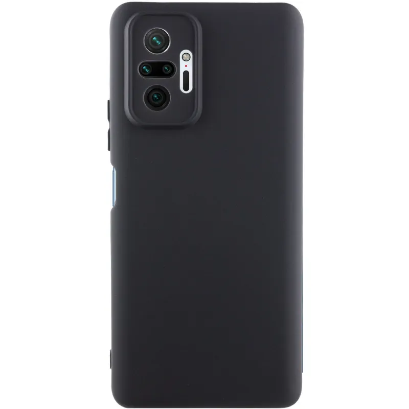 Чохол Silicone Cover Ummi Lakshmi Full Camera (AA) для Xiaomi Redmi Note 10 Pro – Чорний / Black. Фото 1 з 2