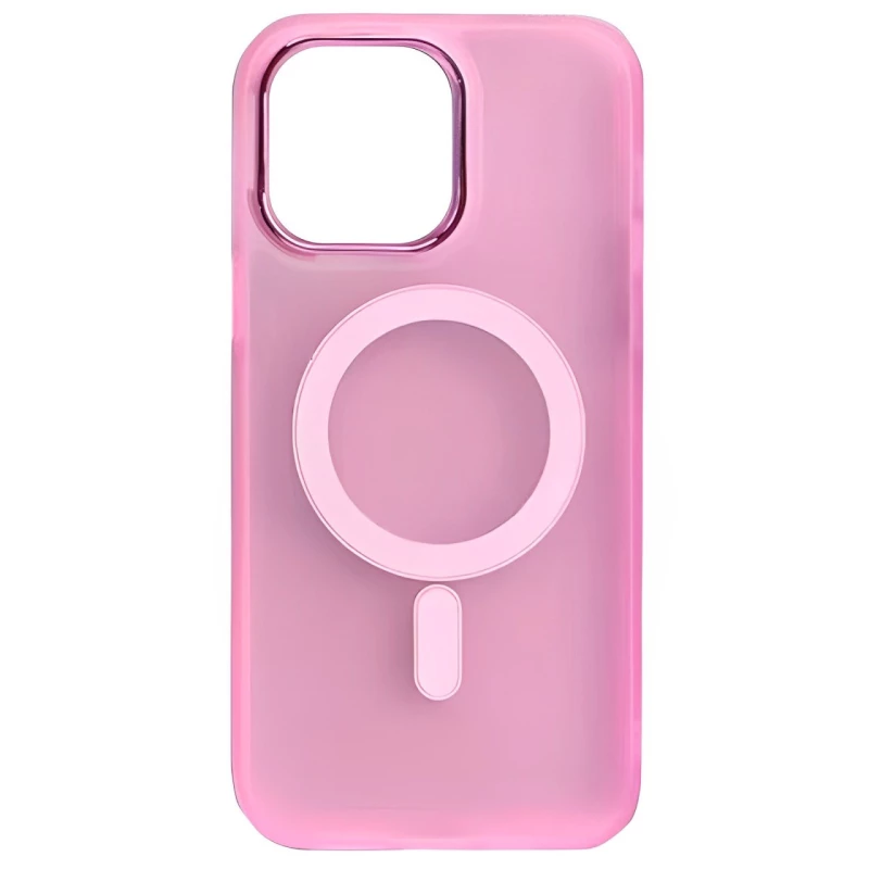 

Кольоровий TPU+PC з MagSafe на Apple iPhone 12 Pro Max (6.7") (Light Pink)