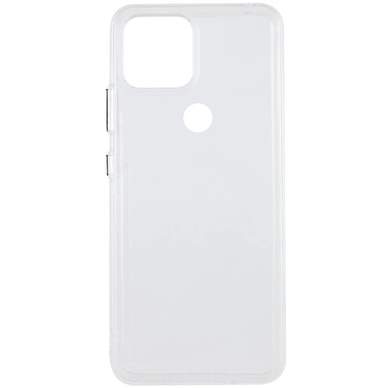 TPU+PC чехол с металлическими кнопками на Xiaomi Redmi A1+ / Poco C50 / A2+ – Прозрачный. Фото 2 из 4