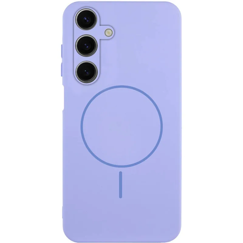Чохол Silicone Cover Lakshmi Full Camera (AA) with Magnetic Fit для Samsung Galaxy A17 4G/5G – Бузковий / Dasheen. Фото 1 з 2