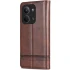 Шкіряний чохол-книжка AZNS Classic series для Xiaomi Redmi 15C (EU) – Dark Brown. Фото 2 з 4