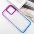 Силіконовий чохол фреш на Xiaomi Redmi 12 – Синій / Фіолетовий. Фото 6 з 9