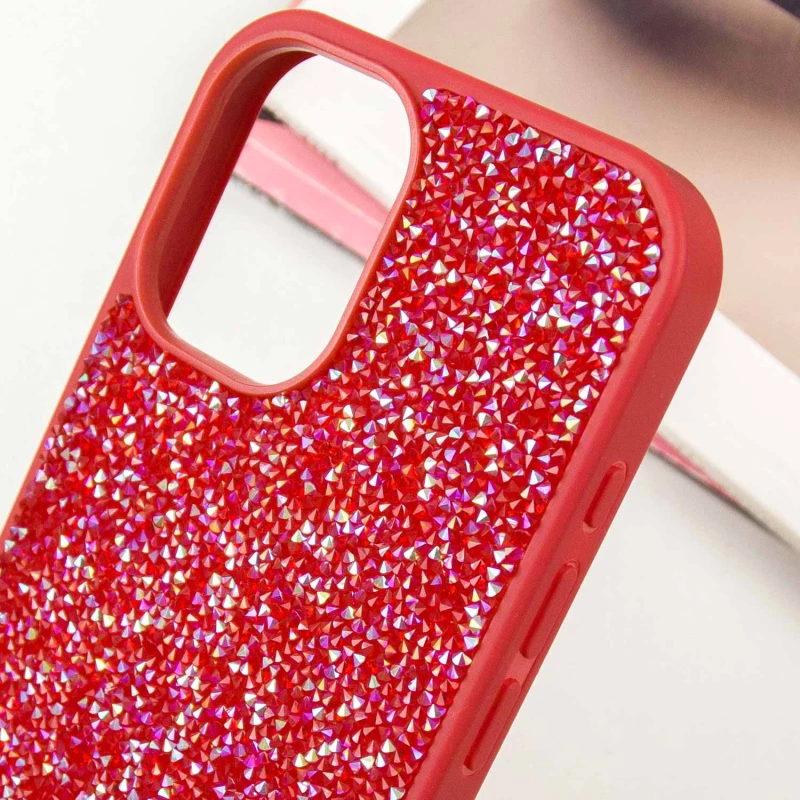 TPU чехол Bling World Rock Diamond для Apple iPhone 16 – Красный. Фото 9 из 9