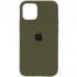Чохол Silicone Case з закритим низом на Apple iPhone 13 Pro (6.1") – Зелений / Dark Olive. Фото 1 з 9