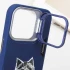 TPU+PC чохол з тваринами для Apple iPhone 16 – Blue Wolf. Фото 9 з 13